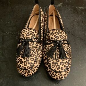 Talbot’s Leopard tassel driving moccasins size 8.